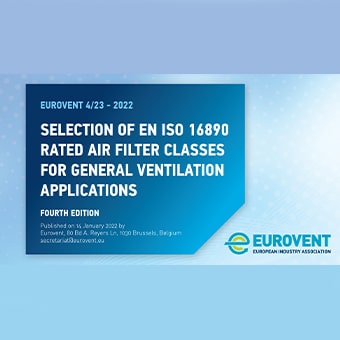 Presentation slide from EUROVENT 4/23 2022 event