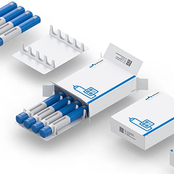 Nachhaltige Tray-Lösung für Parenteralia