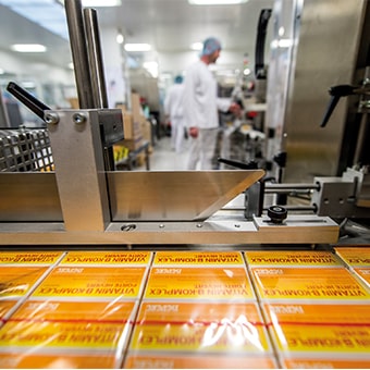 Verpackungslinie für Naturheil- und Vitalstoffe