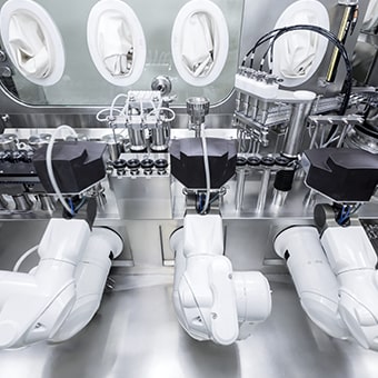 Robotik für Primärverpackungen von Arzneimitteln