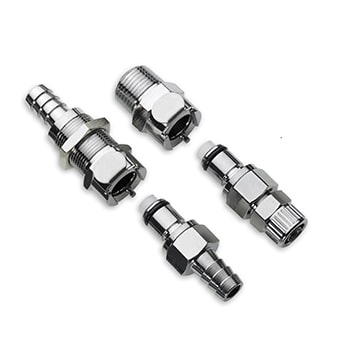 Edelstahl-Schnellkupplungen mit Absperrung