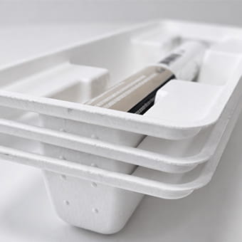 Faserbasierte Trays