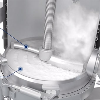 Filtertrockner bietet restschichtfreien Produktaustrag