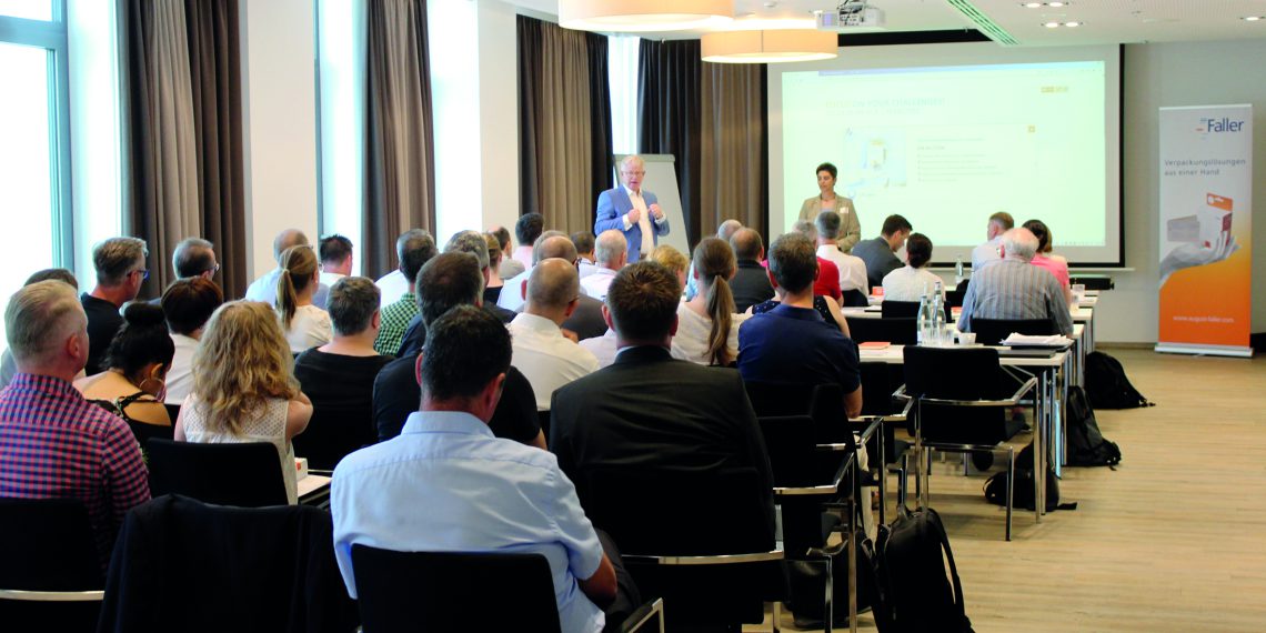 Der Vortrag von Dr. Daniel Keesman beleuchtete Trends und Herausforderungen im Bereich Healthcare-Packaging. Bild: August Faller