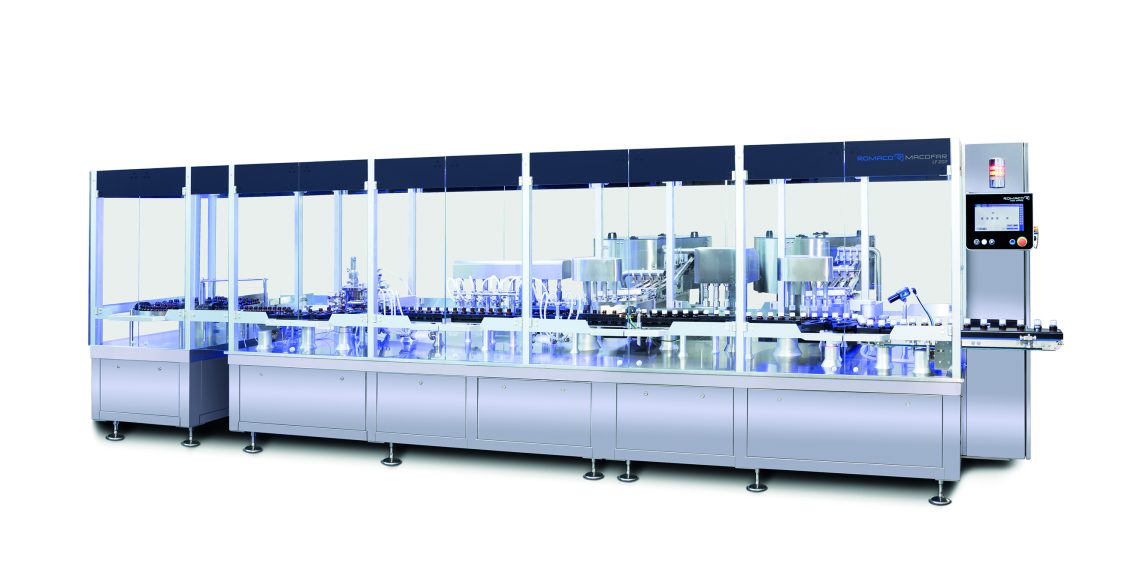 Flüssigkeitsabfüllmaschine Macofar LF 202 von Romaco.