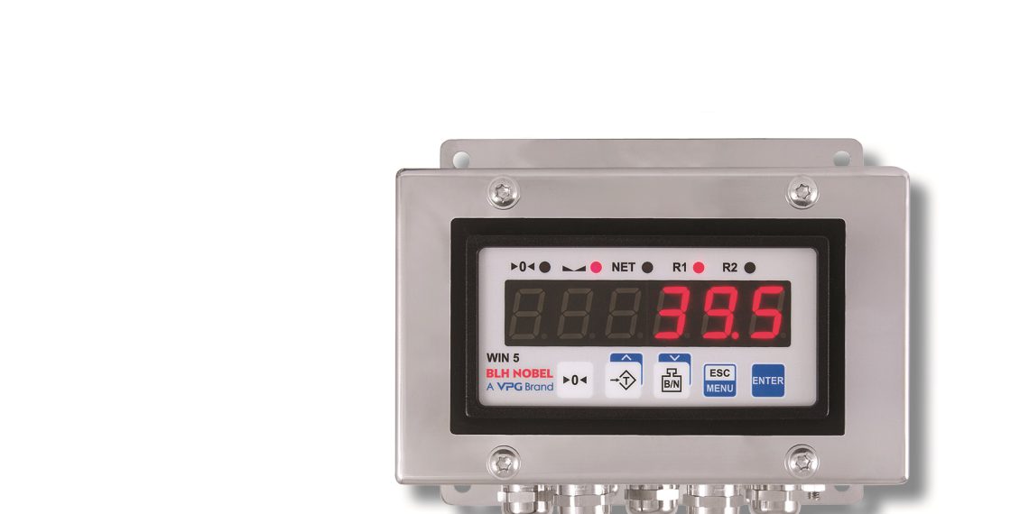 BLH Nobel stellt die WIN5 Wägeanzeige vor