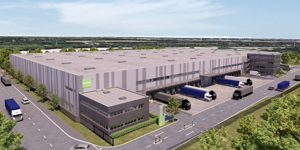 Die neue Halle von B+S am Hamburger Hafen ist optimal auf die Anforderungen von Kontraktlogistik und E-Commerce Fulfillment ausgerichtet. Bild: B+S