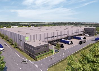 Die neue Halle von B+S am Hamburger Hafen ist optimal auf die Anforderungen von Kontraktlogistik und E-Commerce Fulfillment ausgerichtet. Bild: B+S