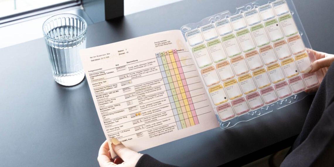 Vorportionierte Medikation im Blister-System