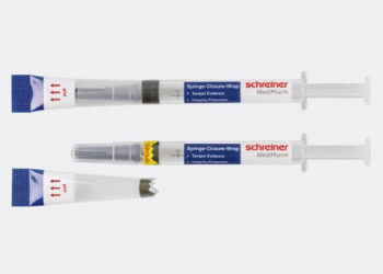 Sicherheitslabel schützt vorgefüllte Spritzen