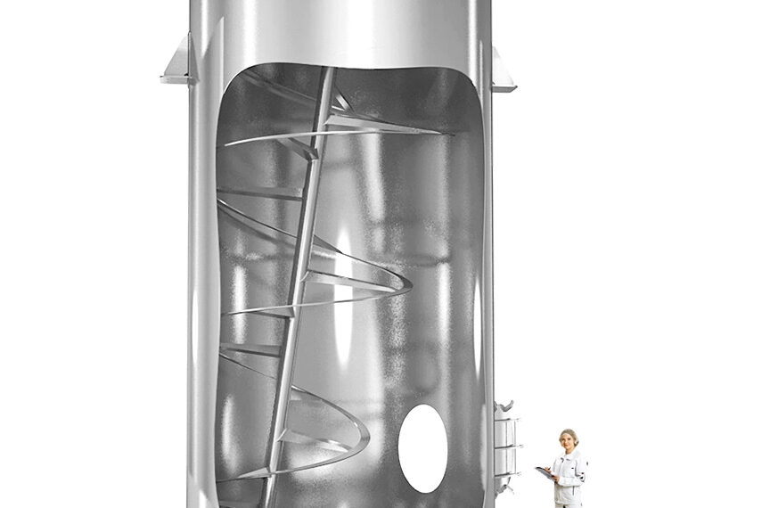 Mischer für große Schüttgut-Chargen