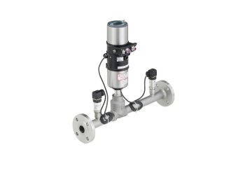 Luftmengenregler mit geschlossenem Regelkreis: Zuverlässige Luftmengenregelung für die stabile Förderung von Schüttgütern. Bild: Bürkert Fluid Control Systems