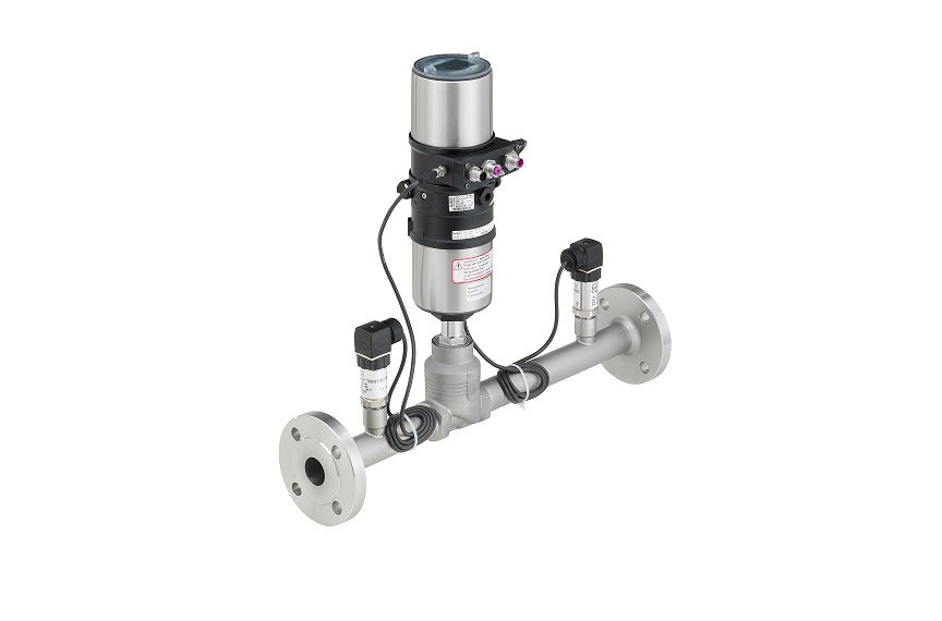 Luftmengenregler mit geschlossenem Regelkreis: Zuverlässige Luftmengenregelung für die stabile Förderung von Schüttgütern. Bild: Bürkert Fluid Control Systems