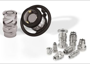 Auf der Achema in Frankfurt am Main unterstreicht Stäubli seine langjährige Kompetenz in der Chemie- und Pharmaindustrie. Auf der internationalen Leitmesse zeigen die beiden Bereiche Connectors (Halle 8, Stand K37) und Robotics (Halle 1.1, Stand B47) wegweisende Lösungen für sensitive Produktionsbereiche. Zu den Robotics-Highlights zählen die Stericlean-Ausführung der TX2-Sechsachserbaureihe, eine High-Speed-Verpackungszelle sowie die Weltpremiere der TS2 SCARA-Generation. Die neuen Vierachser, die auch in Medical-Ausführung verfügbar sind, machen mit ihrem einzigartigen Hygienedesign den Weg frei für neue Einsatzmöglichkeiten in der Pharmaindustrie. Connectors setzt auf ein neues Messekonzept und stellt erstmals auf der Achema praxisnahe Kupplungslösungen für die Prozessindustrie in den Mittelpunkt. Anwender können direkt vor Ort erleben, wie sich aus einem überkompletten Produktsortiment für jede Applikation eine perfekte Kupplungslösung konfigurieren lässt.