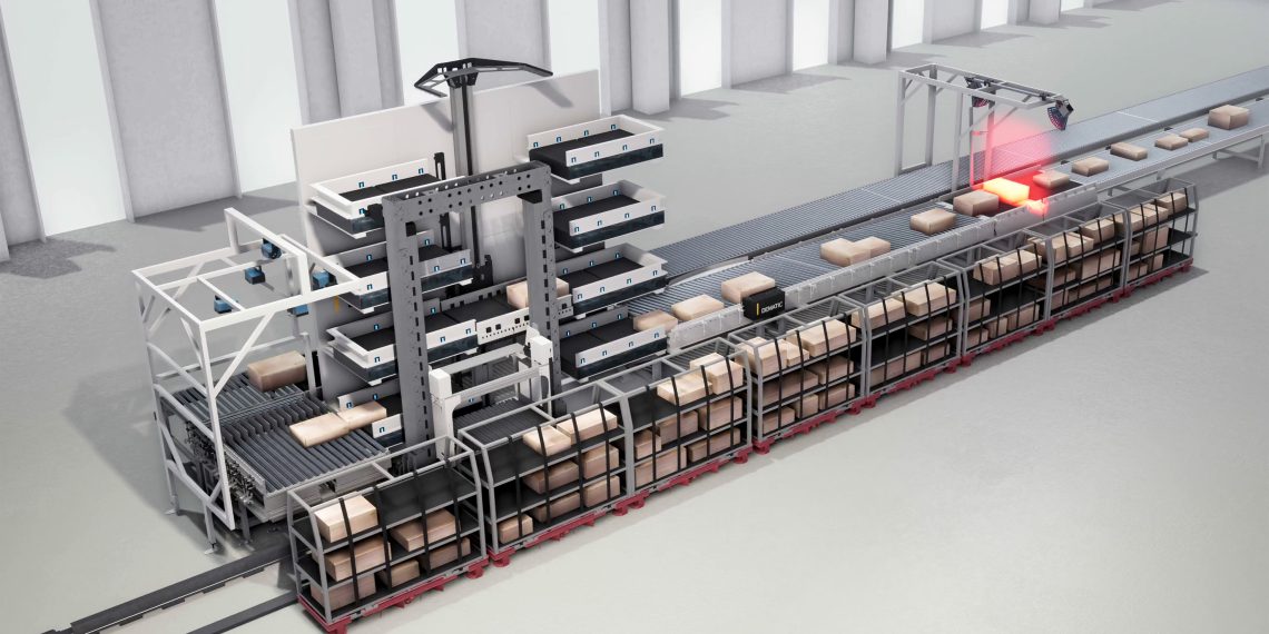 Dematic präsentiert mit der Automatisierungsanlage Dematic PackMyRide die weltweit erste vollautomatische Lösung für die Paketverladung.