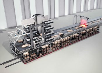 Dematic präsentiert mit der Automatisierungsanlage Dematic PackMyRide die weltweit erste vollautomatische Lösung für die Paketverladung.