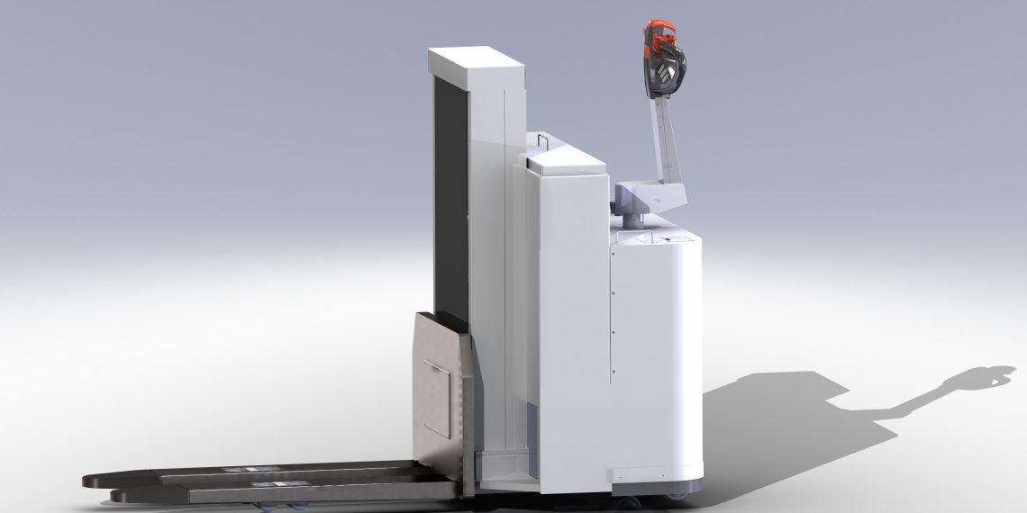 Zwei Elektro-Deichsel-Hubwagen vom Typ Sichelschmidt d416 ASM RR leisten seit wenigen Monaten zuverlässig ihre Arbeit im Reinraum Klasse ISO 7 eines namhaften deutschen Pharmakonzerns. Bild: Sichelschmidt