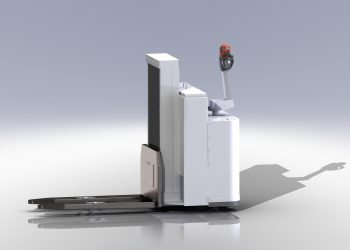 Zwei Elektro-Deichsel-Hubwagen vom Typ Sichelschmidt d416 ASM RR leisten seit wenigen Monaten zuverlässig ihre Arbeit im Reinraum Klasse ISO 7 eines namhaften deutschen Pharmakonzerns. Bild: Sichelschmidt