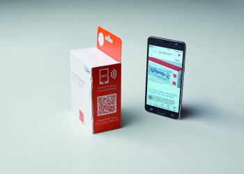 Interaktive Verpackungslösungen: Über QR-Codes, NFC-Chips oder Augmented-Reality kann leicht auf weiterführende Informationen verwiesen werden, wie z.B. die korrekte Handhabung von Medikamenten. Bild: August Faller