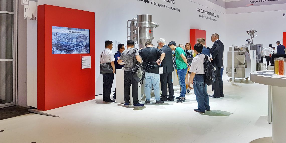 Konti-Kompaktkonzept und mobile Laboranlage waren Publikumsmagneten am Glatt Stand auf der Achema