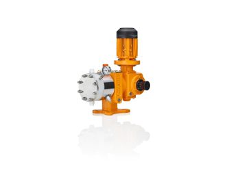 Als robuste Hydraulik-Membrandosierpumpen erfüllen die Orlita Evolution mit Dosierköpfen aus PVDF und PVC höchste Sicherheitsanforderungen im Leistungsbereich von 3 – 7.352 l/h bei Drücken bis 21 bar. Bild: ProMinent