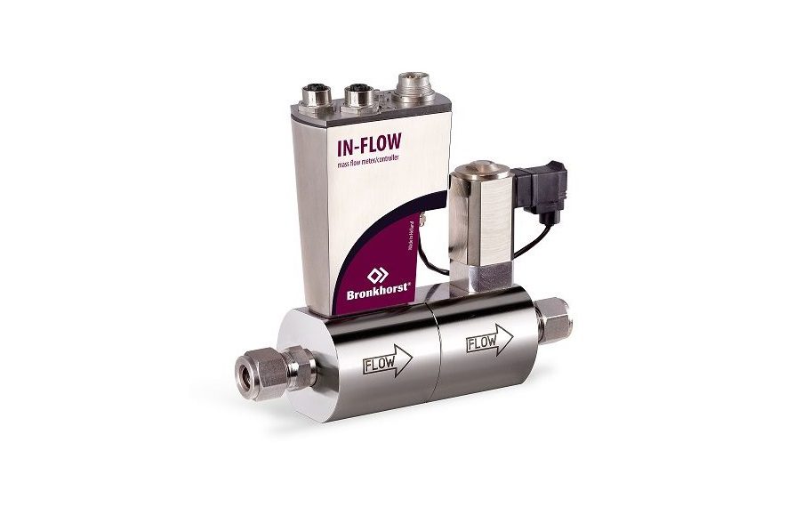 Massendurchflussregler für Gase mit Profinet-Schnittstelle. Bild: Bronhorst