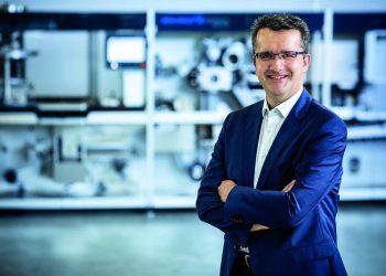 Neuer Geschäftsführer der Romaco Pharmatechnik GmbH Markus Regner leitet das Werk in Karlsruhe