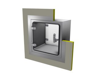 Edelstahl-Materialdurchreichen der Serie Kambic. Bild: Cik Solutions