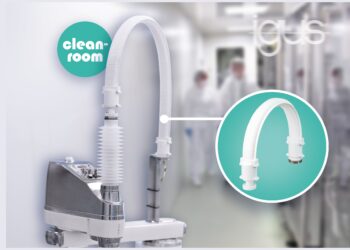 Energieführung für Roboter in Reinräumen