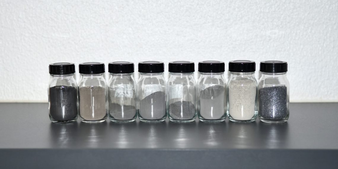 Materialproben - Wirbelschicht-Prozesstechnik Schwing. Bild: Schwing Technologies