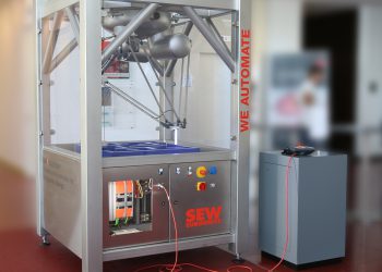 Hygienic Design Tripod. (Bild: SEW-Eurodrive)