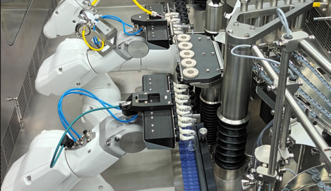 Robotergesteuerte Vial-Füllmaschine