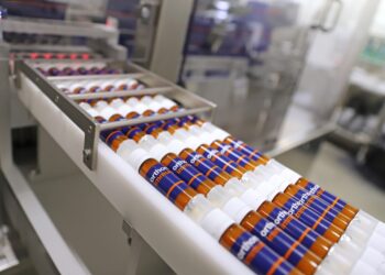 Trinkfläschchen mit recyceltem PET