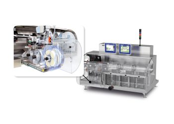 Kontrollwäge- und Kennzeichnungsanlage von Mettler Toledo mit integriertem Tamper Evident-Etikettierer von Bluhm Systeme. Bild: Mettler Toledo