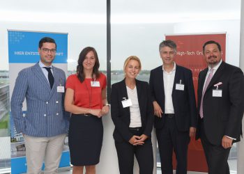 Sprecher auf dem 4. Munich Life Science Pitch Day im IZB.