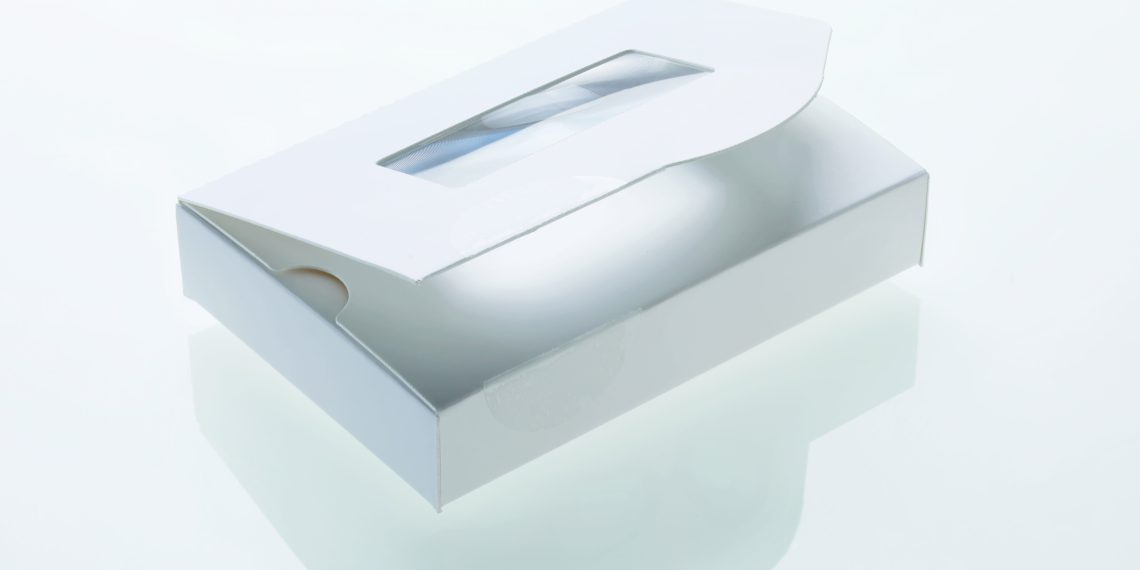 Die prämierte Schachtel mit integrierter Lupe. Bild: Druckerei Bauer GmbH