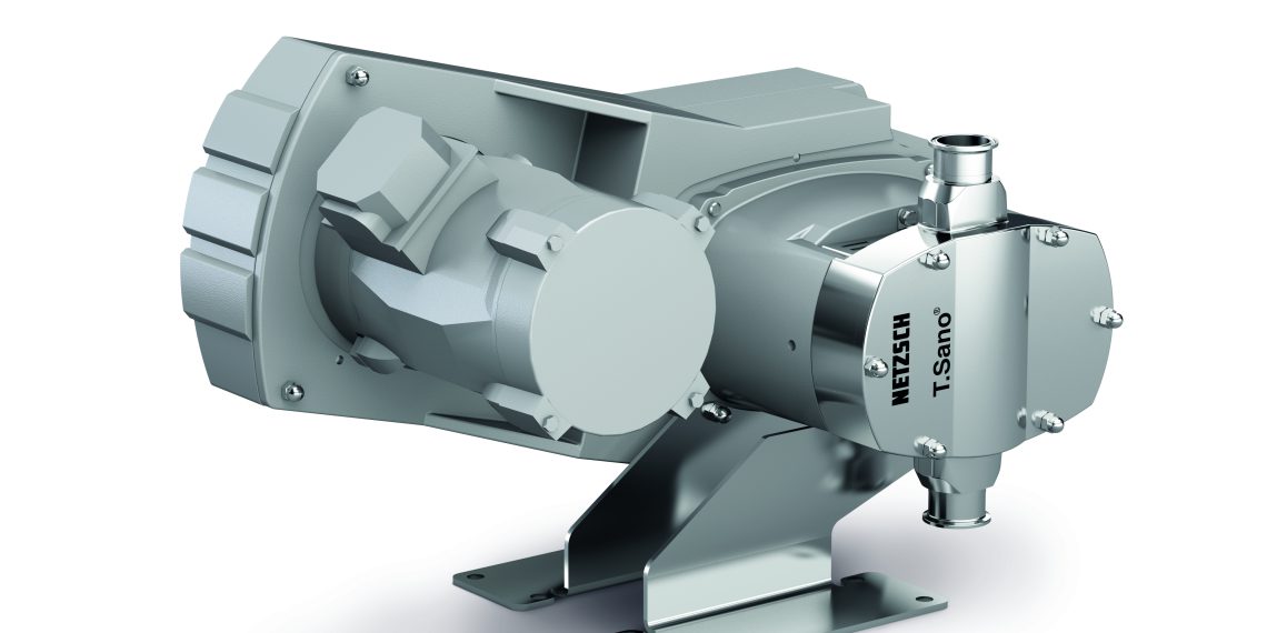 Das neue Design der Tornado Drehkolbenpumpe T.Sano hat ein komplett glattes Gehäuse, auf dem sich kaum Schmutz und Staub ablagern kann.