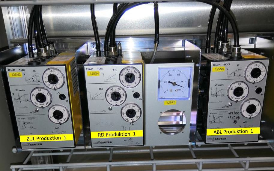 Auch die Daten der Volumenstrom- und Raumdruckregler im Produktionsraum des Kunden wurden in das virtuelle Modell übertragen. (Bild: STZ EURO)