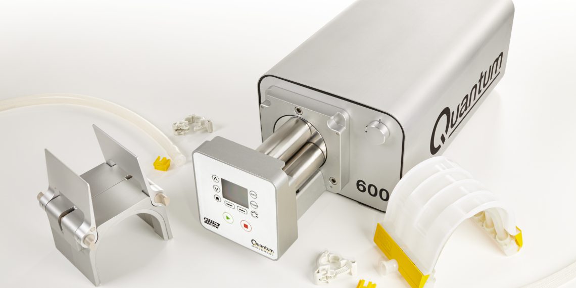 Die in den Pumpenkopf einsetzbare Single-Use-Kassette lässt sich nach Gebrauch einfach austauschen. Bild: Watson-Marlow