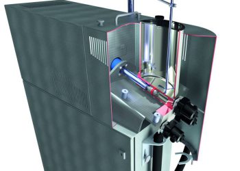 Funktionaler Aufbau des IHD 5 von Romaco Innojet. (Bild: Romaco)