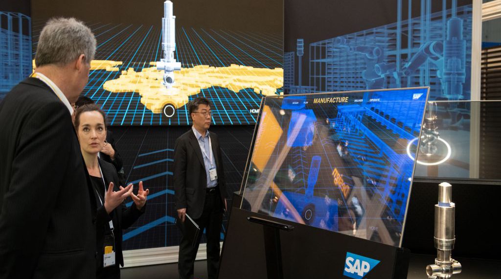 Ausstellungsbereich Digital Ecosystems im Zentrum der Hannover Messe. (Bild: Deutsche Messe)