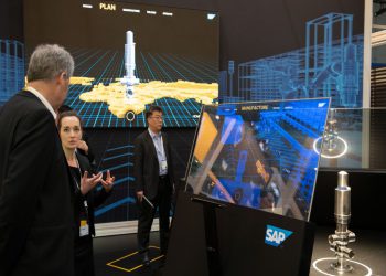 Ausstellungsbereich Digital Ecosystems im Zentrum der Hannover Messe. (Bild: Deutsche Messe)